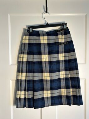 Eddie Bauer Women’s Size 6 Plaid Midi Skirt Old Money Country Estate 5630